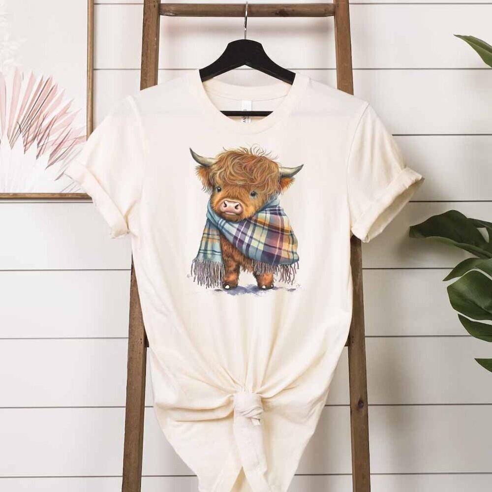 Highland Cow Shirt Western Shirt Country Shirt Cow Tshirt